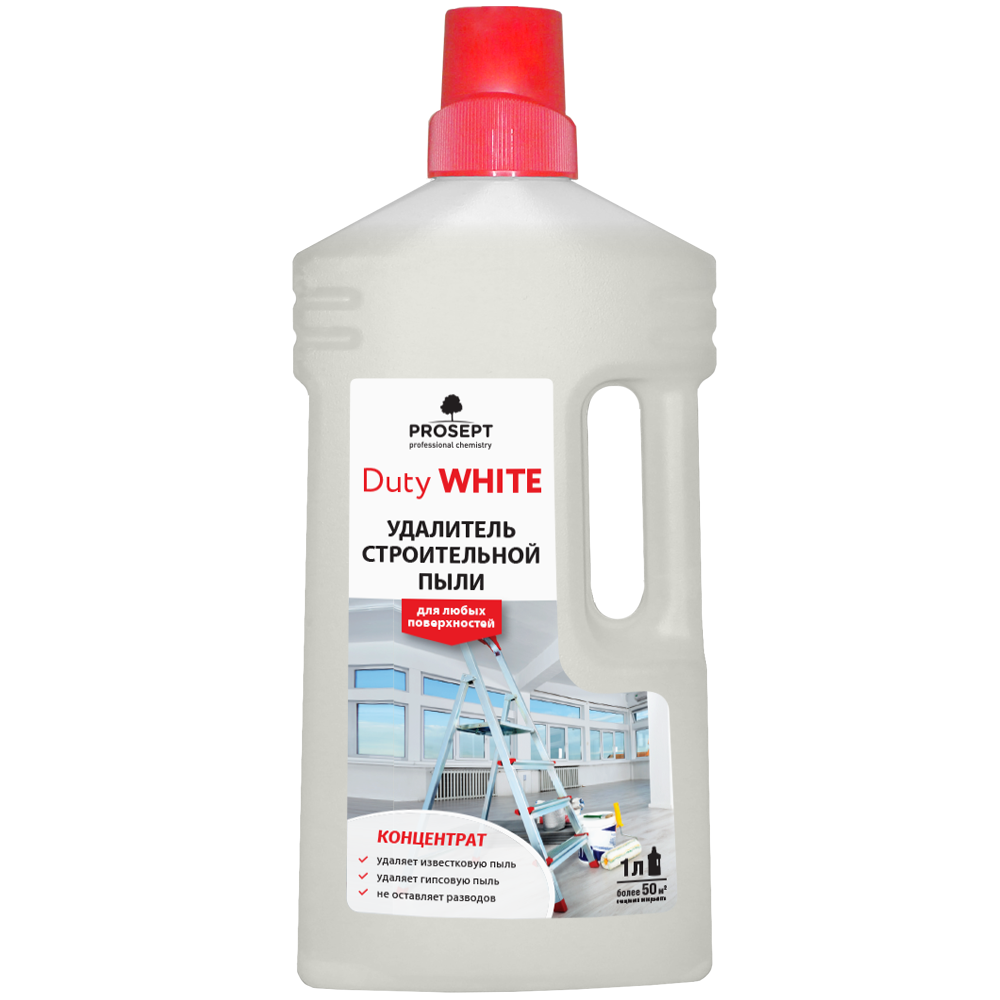 Средство для удаления гипсовой пыли, концентрат Duty White, 1л(124-1)