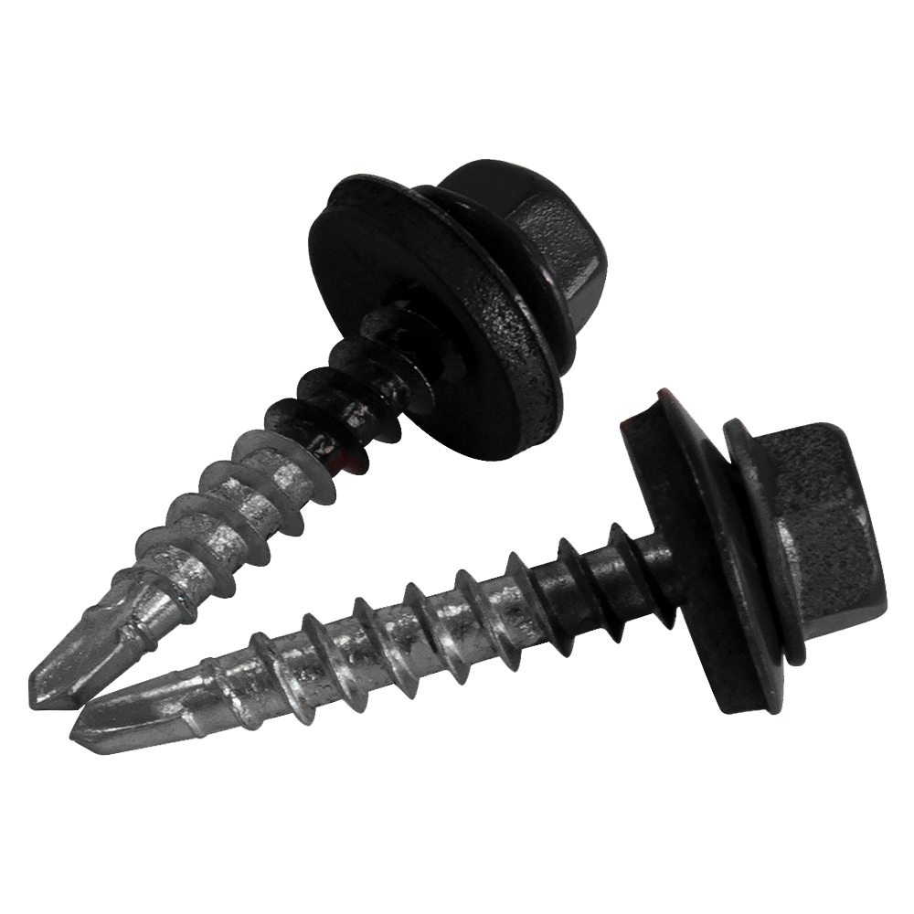 Саморез кровельный 5,5* 25 RAL 7024 Графит (уп. 50штук) Саморез кровельный 5,5* 25 RAL 7024 Графит (уп. 50штук)