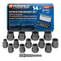 Набор головок-экстракторов для поврежденных болтов/гаек 14пр. F-1321S 65729