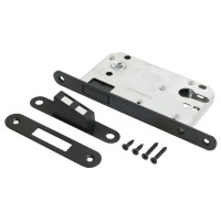 Замок врезной Аллюр б/руч АРТ 5300-MU BL матовый черный без ц/м МАГНИТНЫЙ 16207