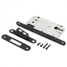 Замок врезной Аллюр б/руч АРТ 5300-MU BL матовый черный без ц/м МАГНИТНЫЙ 16207