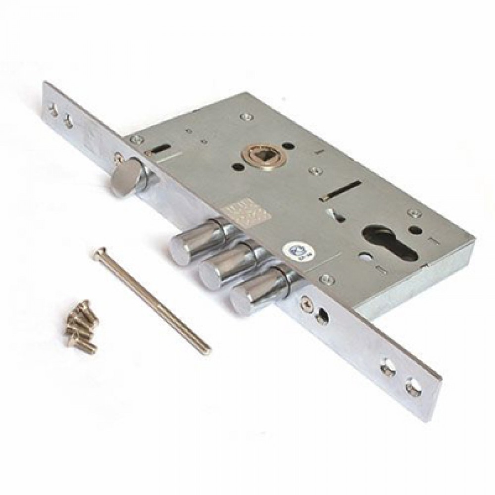 Замок врезной Аллюр б/руч АРТ 5300-MU BL матовый черный без ц/м МАГНИТНЫЙ 16207