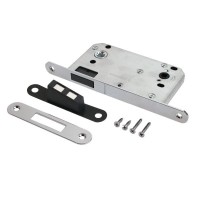 Защелка дверная магнитная Аллюр АРТ 5300-MU-WC СР хром с фиксатором 16210