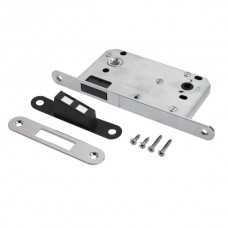 Защелка дверная магнитная Аллюр АРТ 5300-MU-WC СР хром с фиксатором 16210