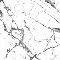 Плитка ПВХ самоклеющаяся LVT 304.8*304.8*1.5мм Мрамор белый S-2021 18шт/1,67м2/уп