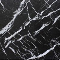 Плитка ПВХ самоклеющаяся LVT 304.8*304.8*1.5мм Мрамор черный S-2022 18шт/1,67м2/уп