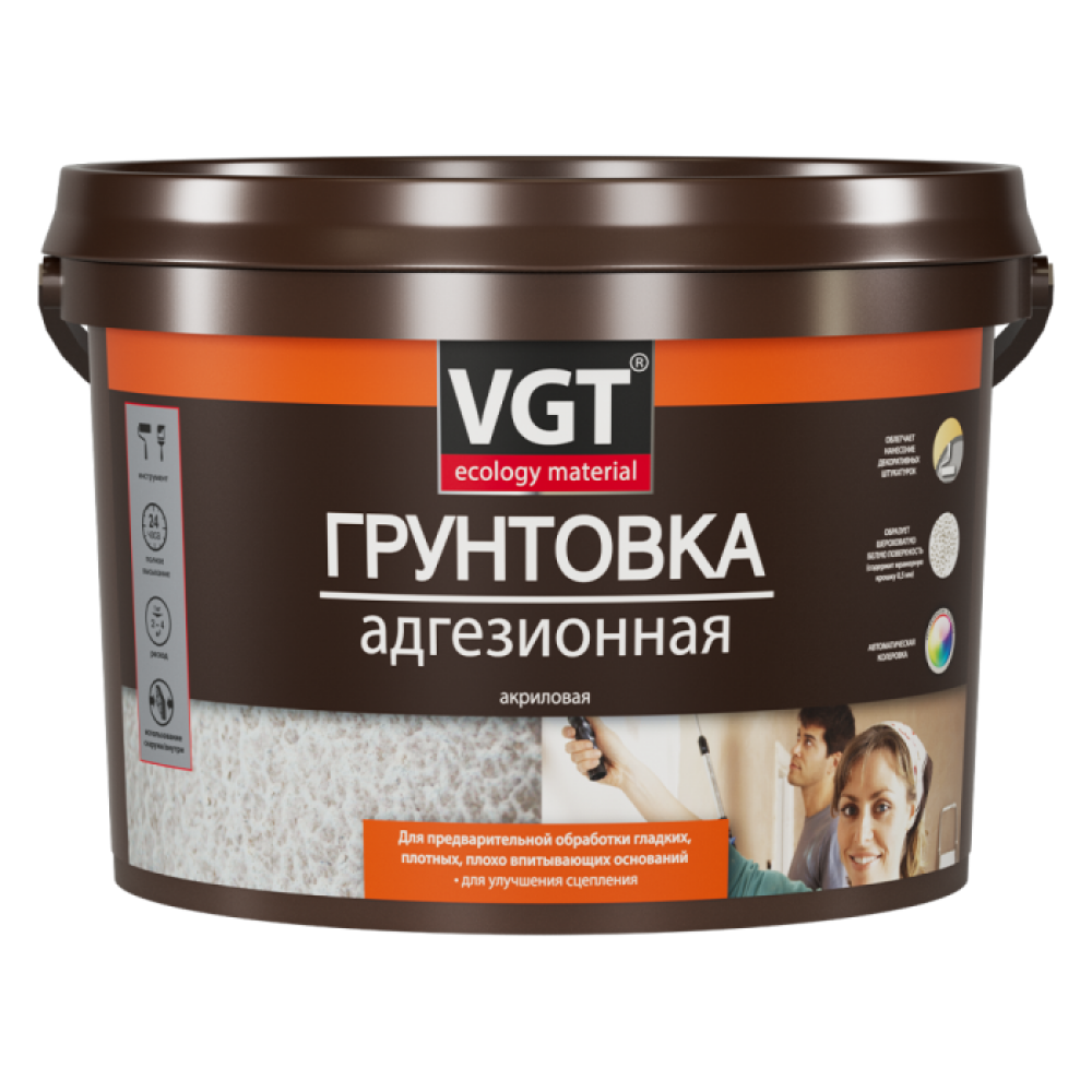 Грунтовка адгезионная акриловая ВД-АК-0301 VGT 3кг (арт. 7590)