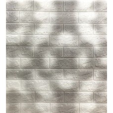 Панель ПВХ 700*770мм Дымчатый кирпич