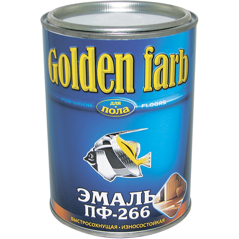 Эмаль для пола Желто-Коричневая GOLDEN FARB 0,9 кг 