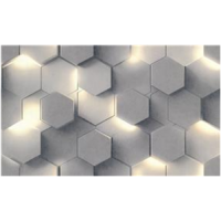 Обои виниловые на флиз.основе 1,06*10,05 Гексагон 70669-41