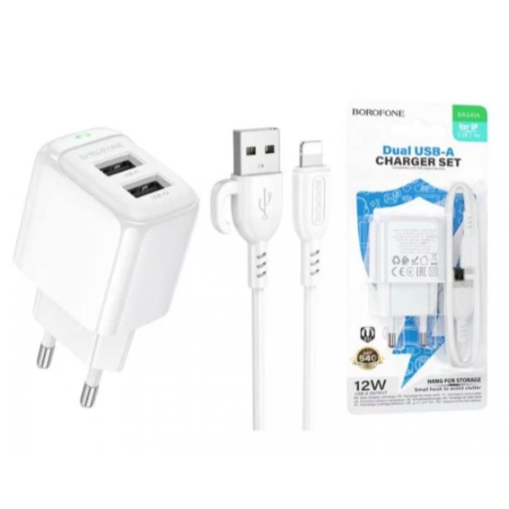 Сетевое зарядное устройство + Lightning BAS41A