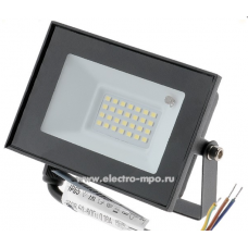 Прожектор светодиодный с микроволновым датчиком 30Вт 6500К 403600