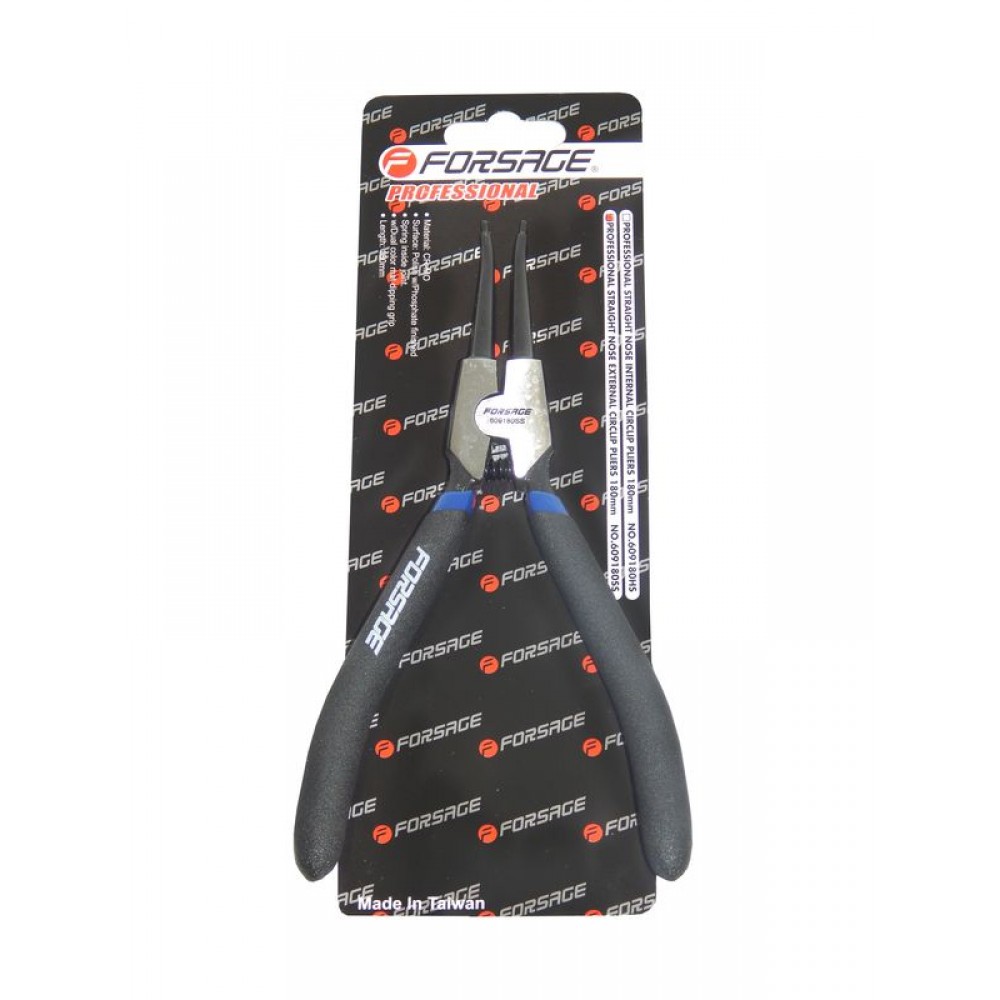 Съемник стопорных колец прямой на разжим(L-180мм) F-609180SS