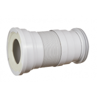 Слив для унитаза гофрированный 220-410 мм армированный супергибкий С-995