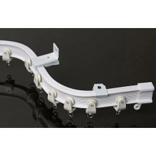 Карниз потолочный гибкий 1-рядный 3,3м белый Карниз потолочный гибкий 1-рядный 3,3м белый