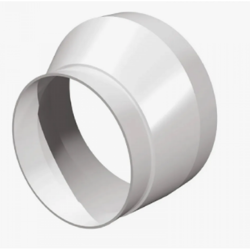 Соединитель эксцентриковый круглого воздуховода с круглым пластик.D160/125 Соединитель эксцентриковый круглого воздуховода с круглым пластик.D160/125