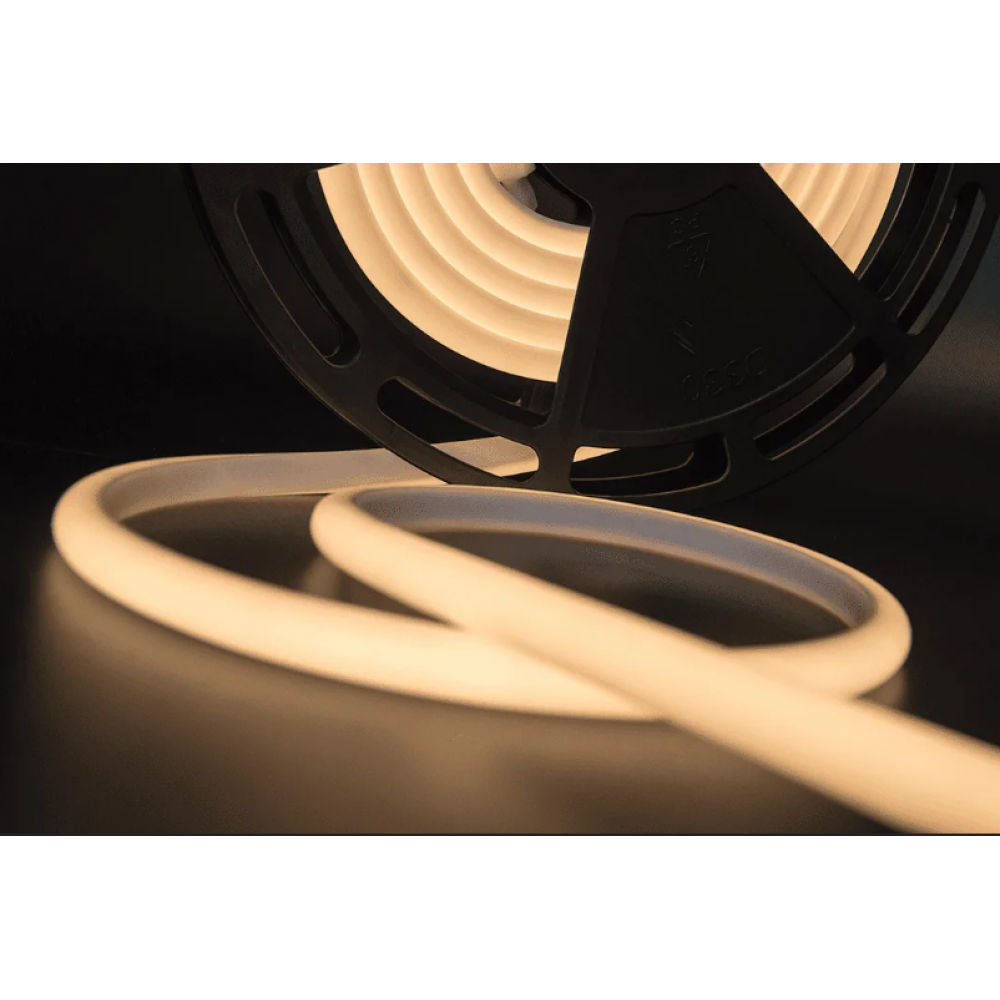 Светодиодная лента для сауны 24В 14,4Вт/м 120led/м IP68 5М apeyron ТЁПЛЫЙ БЕЛЫЙ