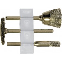 Корщетки из нержавеющей стали набор 3шт 36906