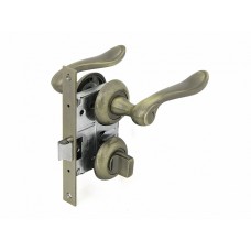 Комплект для двери FZ SET 17L 170 BК ручка+защелка+фиксатор бронза 113461 Комплект для двери FZ SET 17L 170 BК ручка+защелка+фиксатор бронза 113461