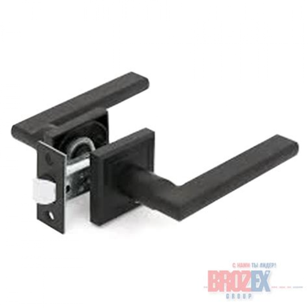 Комплект для двери FZ SET 49L 100GF ручка+защелка графит 115359