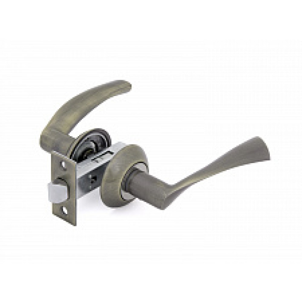 Комплект для двери FZ SET 03-С 100 2Н АВ ручка+защелка бронза 113431 Комплект для двери FZ SET 03-С 100 2Н АВ ручка+защелка бронза 113431