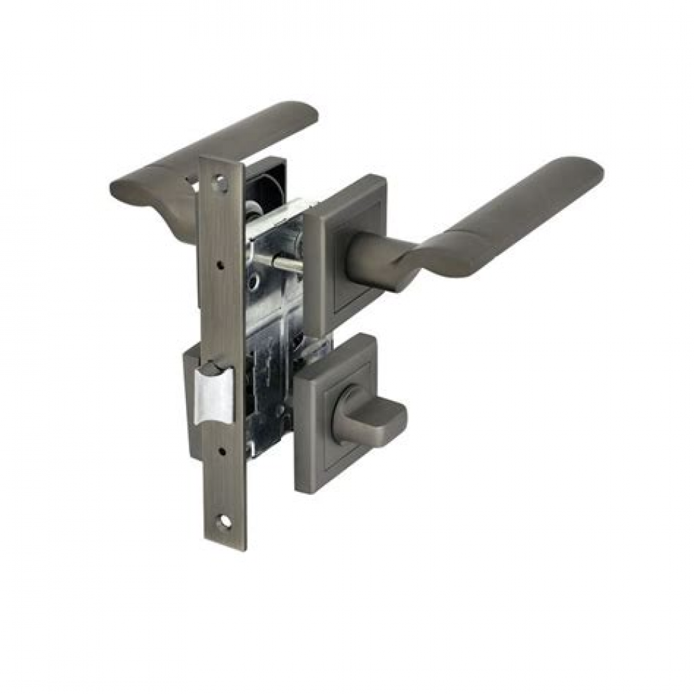 Комплект для двери FZ SET 03-С 100 2Н SG ручка+защелка мат.золото 113433