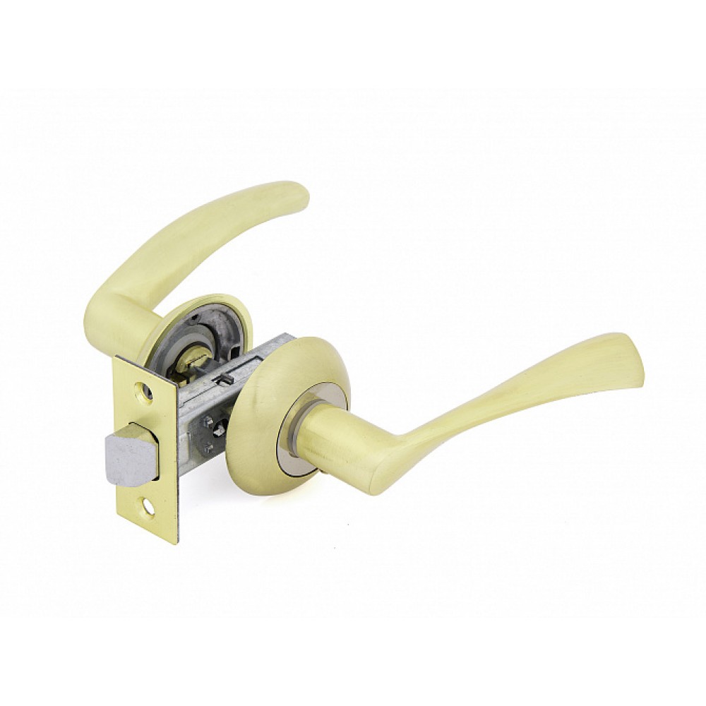 Комплект для двери FZ SET 03-С 100 2Н SG ручка+защелка мат.золото 113433