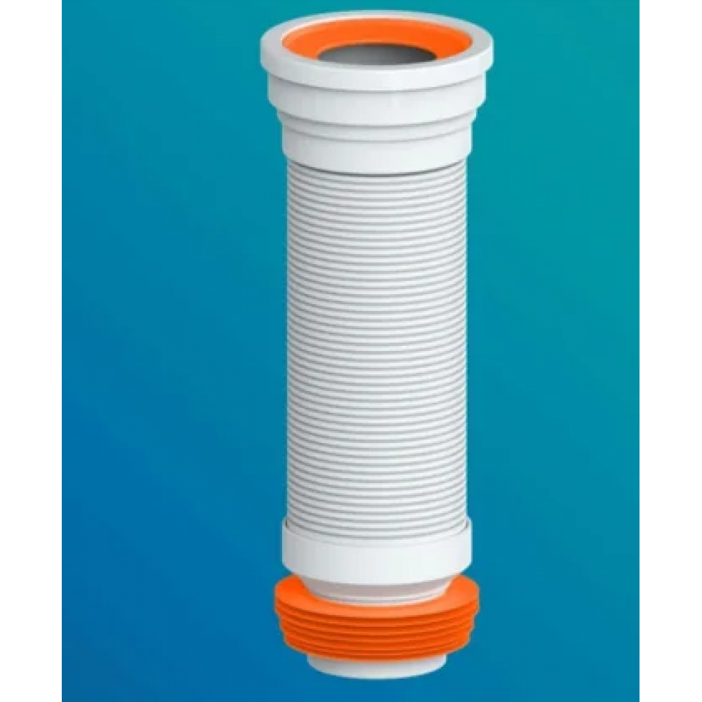 Слив для унитаза гофрированный 135-350 мм армированный РМС ОУА-0,35 Слив для унитаза гофрированный 135-350 мм армированный РМС ОУА-0,35