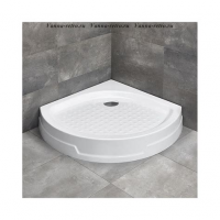 Поддон д/душа стальной 90х90 полукруг 459339