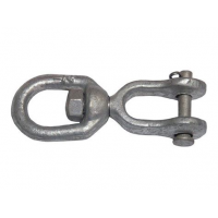 Вертлюг петля-вилка VPV 6,0мм цинк