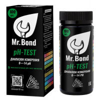 Комплект полосок индикаторов для измерения PH, 100шт Mr.Bond pH-TEST