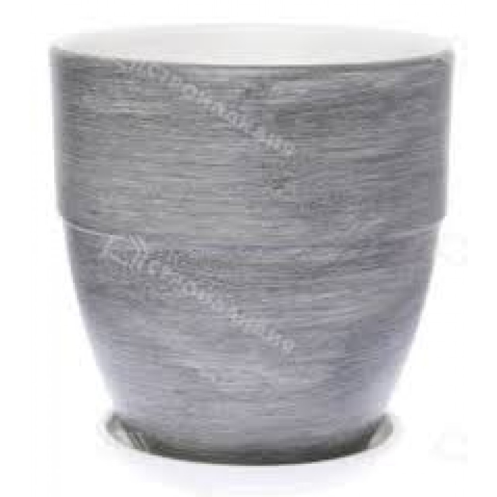 Кашпо керамическое Лофт графит №6 д26 высокий овал Кашпо керамическое Лофт графит №6 д26 высокий овал