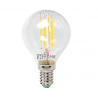 Лампа светодиодная LED  6 Вт, 220В, Е14, шарик, 4000К DECO