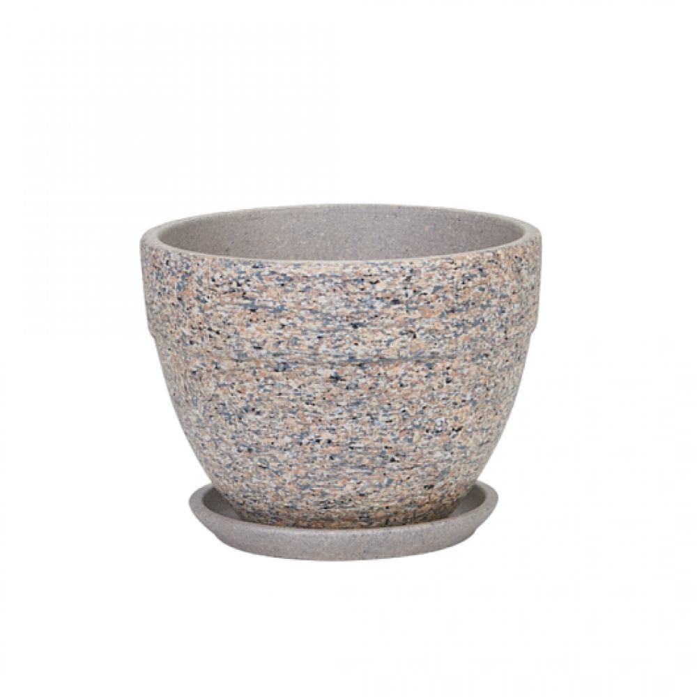 Кашпо керамическое Лунный камень №3 д15 овал борт Кашпо керамическое Лунный камень №3 д15 овал борт