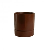 Кашпо керамическое Берген шоколад №3 д15