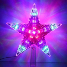 Фигура светодиодная ЗВЕЗДА для ёлки 30 ламп LED 22.5см 995-004