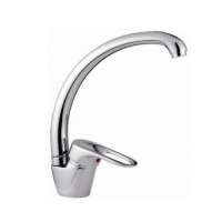 Смеситель для кухни боковой силумин Ф40мм Frap F4128-B