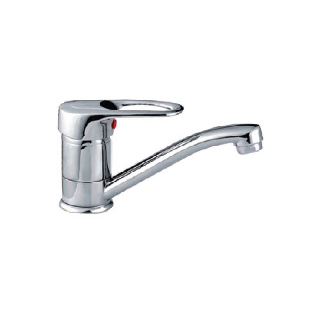 Смеситель для кухни кор нос силумин Ф40мм Frap F4528-B