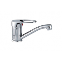 Смеситель для кухни кор нос силумин Ф40мм Frap F4528-B