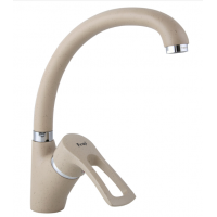 Смеситель для кухни боковой на гайке латунь песочный Ф40мм Frap F4166-9