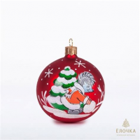 Новогодний шар Лесная шишка 8см 201-2267