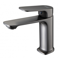 Смеситель для раковины латунь оружейная сталь Ф30мм Frap F1086-9