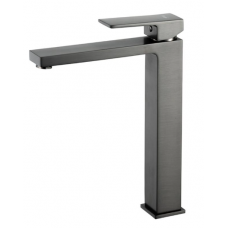 Смеситель для раковины высокий латунь оружейная сталь Ф35мм Frap F1091-29