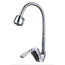 Смеситель для кухни гибкий силумин Ф40мм Frap F43701-B