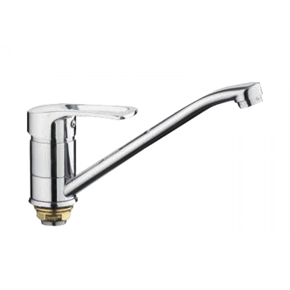 Смеситель для кухни на гайке силумин Ф40мм Frap F49701-B