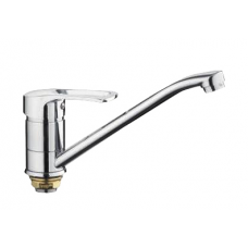 Смеситель для кухни на гайке силумин Ф40мм Frap F49701-B