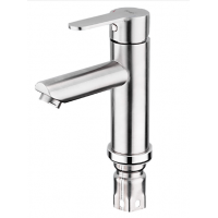 Смеситель для умывальника Frap нерж 35мм F10801