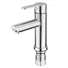 Смеситель для раковины нерж сталь Ф35мм Frap F10801