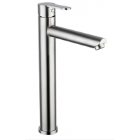 Смеситель для раковины высокий нерж сталь Ф35мм Frap F10801-2