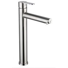 Смеситель для раковины высокий нерж сталь Ф35мм Frap F10801-2